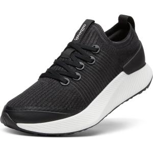 image:imageAllbirds Womens Tree Glider Everyday Active SneakersNatural Black Blizzard Sole