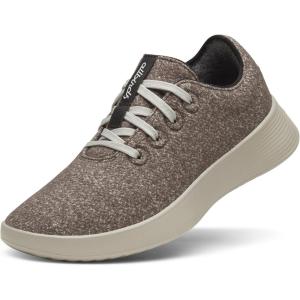 image:imageAllbirds Womens Wool Runner Go Breathable Merino Wool SneakersRustic Brown Weathered Grey Sole
