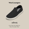 image:imageAllbirds Mens Wool Lounger Everyday SlipOn SneakersTrue Black Cream Sole
