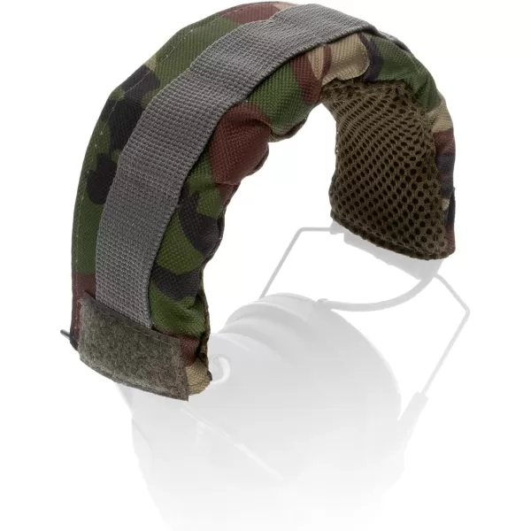 Walker's Camo Headband Wrap w/Velcro -Fits Muffs and Most Other Brands, Durable Nylon, Cool Mesh Padding, Hook and Loop