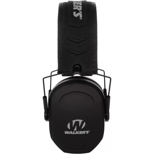 Walker's Razor Slim Passive Earmuffs Ultra Low Profile 27dB NRR Light Weight