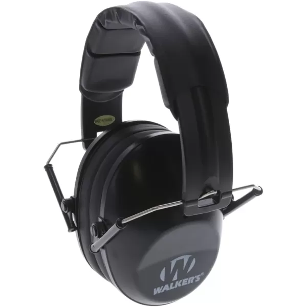 Walker's Razor Slim Passive Earmuffs Ultra Low Profile 27dB NRR Light Weight