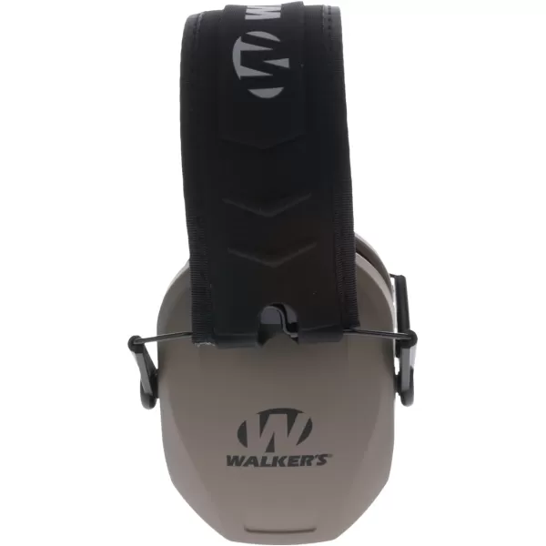 Walker's Razor Slim Passive Earmuffs Ultra Low Profile 27dB NRR Light Weight