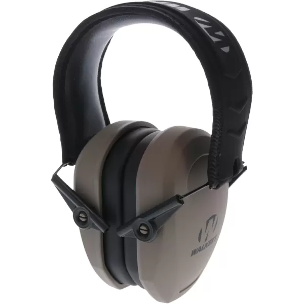 Walker's Razor Slim Passive Earmuffs Ultra Low Profile 27dB NRR Light Weight