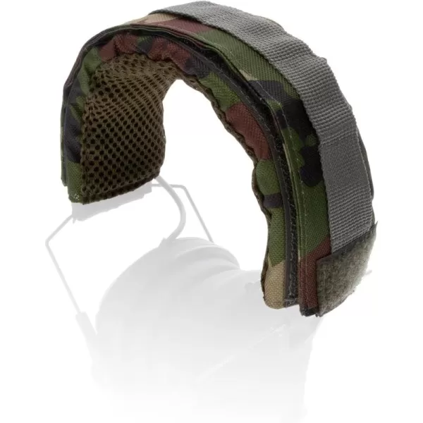 Walker's Camo Headband Wrap w/Velcro -Fits Muffs and Most Other Brands, Durable Nylon, Cool Mesh Padding, Hook and Loop