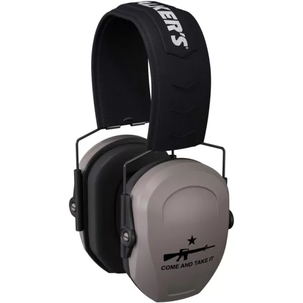 Walker's Razor Slim Passive Earmuffs Ultra Low Profile 27dB NRR Light Weight