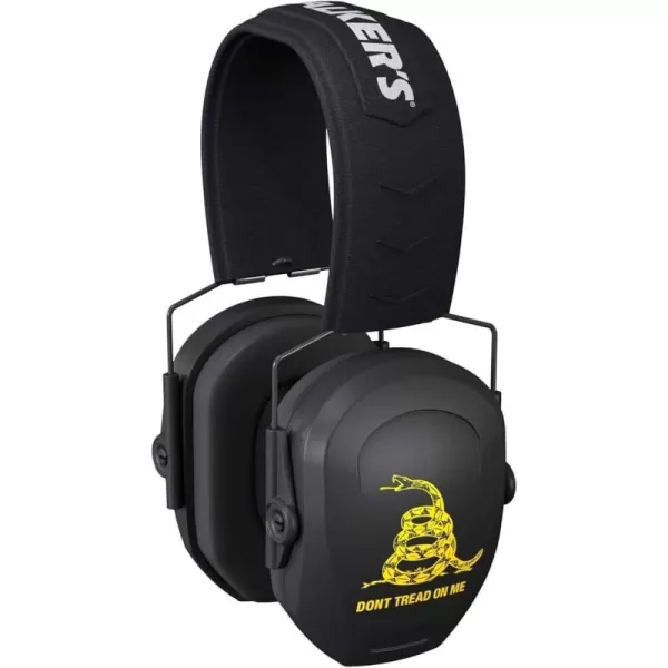 Walker's Razor Slim Passive Earmuffs Ultra Low Profile 27dB NRR Light Weight