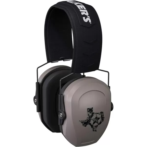 Walker's Razor Slim Passive Earmuffs Ultra Low Profile 27dB NRR Light Weight