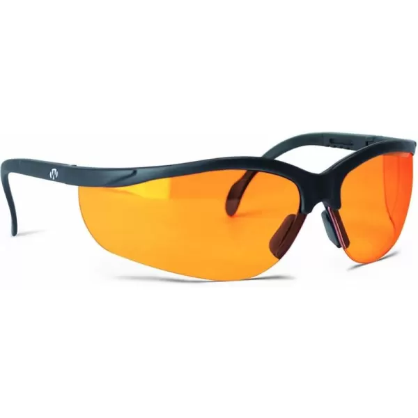 Walker's Sport High-Grade Polycarbonate Lenses Half Frame Soft Rubber Nose Piece Adjustable Safety Shooting Glasses