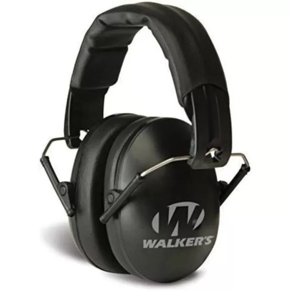 Walker's Unisex Adult's Lightweight Foldable Hearing Protection 22 dB Noise Reduction Pro Low-Profile Earmuffs