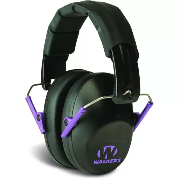 Walker's Unisex Adult's Lightweight Foldable Hearing Protection 22 dB Noise Reduction Pro Low-Profile Earmuffs