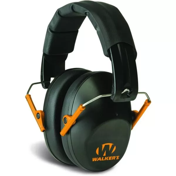 Walker's Unisex Adult's Lightweight Foldable Hearing Protection 22 dB Noise Reduction Pro Low-Profile Earmuffs