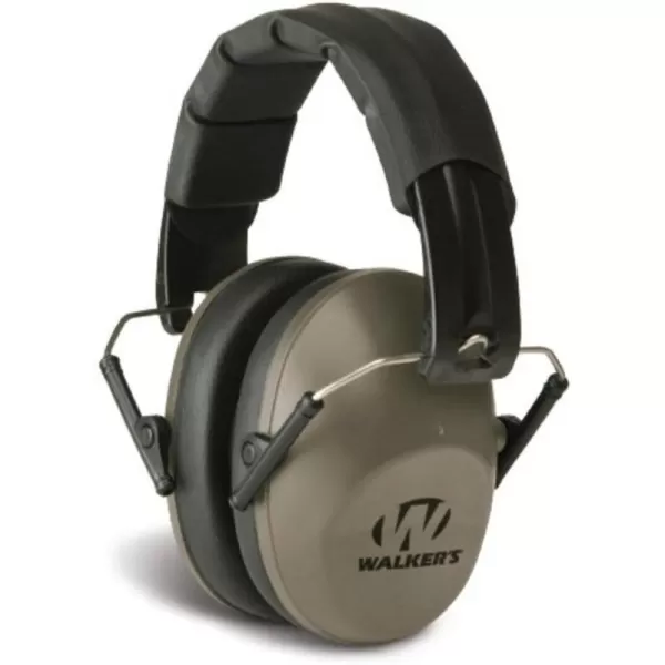 Walker's Unisex Adult's Lightweight Foldable Hearing Protection 22 dB Noise Reduction Pro Low-Profile Earmuffs