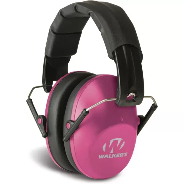 Walker's Unisex Adult's Lightweight Foldable Hearing Protection 22 dB Noise Reduction Pro Low-Profile Earmuffs