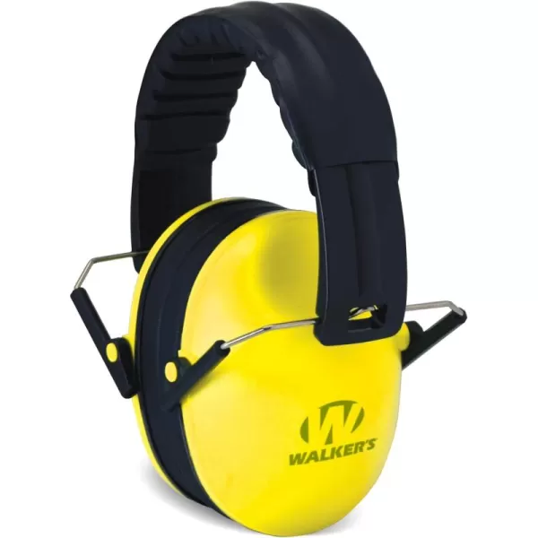 Walker's Youth Children’s Low Profile Padded Headband Adjustable Folding Noise-Reducing Hearing Protection Earmuffs