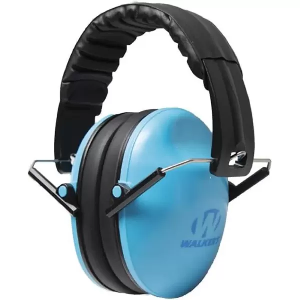 Walker's Youth Children’s Low Profile Padded Headband Adjustable Folding Noise-Reducing Hearing Protection Earmuffs