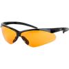 imageWalkers Crosshair Sport Shooting Glasses  Lightweight ImpactResistant Lenses Soft NonSlip UV Protection Hunting RangeAmber