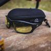 imageWalkers IKON Carbine Full Frame Shooting Glasses  ImpactResistant NonSlip Hunting Safety Glasses Lens Cloth ampamp Carry CaseAmber