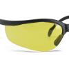 imageWalkers Sport HighGrade Polycarbonate Lenses Half Frame Soft Rubber Nose Piece Adjustable Safety Shooting GlassesYellow