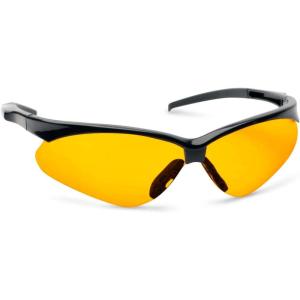 imageWalkers Crosshair Sport Shooting Glasses  Lightweight ImpactResistant Lenses Soft NonSlip UV Protection Hunting RangeAmber