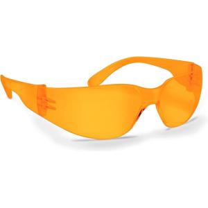 imageWalkers Unisex Clearview Sport Shooting Glasses ImpactResistant WrapAround Hunting Shooting Ballistic Safety EyewearAmber