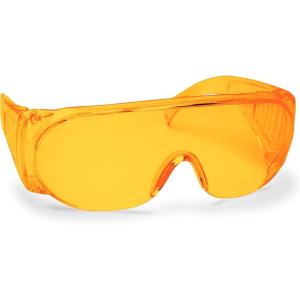 imageWalkers Unisex Full Coverage Sports Glasses ImpactResistant UV Protection Shooting Ballistic Safety Eyewear Over GlassesAmber