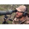 imageWALKERS Ultimate Power Muff Quads  Hearing Protection Noise Reduction 26dB NRR Hunting Gun Range Shooting Electronic Earmuffs with AFT 2 AAA Batteries Included