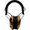 imageWalkers Razor Slim Ultra Low Profile Compact Design Adjustable Range Shooting Hunting Hearing Protection Electronic EarmuffsBattle Brown