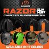 imageWalkers Razor Slim Ultra Low Profile Compact Design Adjustable Range Shooting Hunting Hearing Protection Electronic EarmuffsBattle Brown