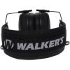 imageWalkers Razor Slim Ultra Low Profile Compact Design Adjustable Range Shooting Hunting Hearing Protection Electronic EarmuffsBlack