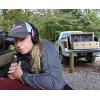 imageWalkers Razor Slim Ultra Low Profile Compact Design Adjustable Range Shooting Hunting Hearing Protection Electronic EarmuffsBlack WPink