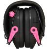 imageWalkers Razor Slim Ultra Low Profile Compact Design Adjustable Range Shooting Hunting Hearing Protection Electronic EarmuffsBlack WPink