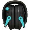 imageWalkers Razor Slim Ultra Low Profile Compact Design Adjustable Range Shooting Hunting Hearing Protection Electronic EarmuffsBlack WTeal