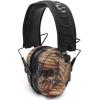imageWalkers Razor Slim Ultra Low Profile Compact Design Adjustable Range Shooting Hunting Hearing Protection Electronic EarmuffsCoral