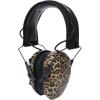 imageWalkers Razor Slim Ultra Low Profile Compact Design Adjustable Range Shooting Hunting Hearing Protection Electronic EarmuffsLeopard