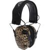 imageWalkers Razor Slim Ultra Low Profile Compact Design Adjustable Range Shooting Hunting Hearing Protection Electronic EarmuffsLeopard