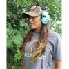 imageWalkers Razor Slim Ultra Low Profile Compact Design Adjustable Range Shooting Hunting Hearing Protection Electronic EarmuffsLight Teal