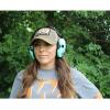 imageWalkers Razor Slim Ultra Low Profile Compact Design Adjustable Range Shooting Hunting Hearing Protection Electronic EarmuffsLight Teal