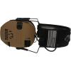 imageWalkers Razor Slim Ultra Low Profile Compact Design Adjustable Range Shooting Hunting Hearing Protection Electronic EarmuffsPatriot  Battle Brown