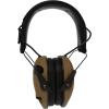 imageWalkers Razor Slim Ultra Low Profile Compact Design Adjustable Range Shooting Hunting Hearing Protection Electronic EarmuffsPatriot  Battle Brown