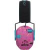 imageWalkers Razor Slim Ultra Low Profile Compact Design Adjustable Range Shooting Hunting Hearing Protection Electronic EarmuffsPink Sprinkles
