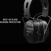 imageWalkers Recon Digital Muffs  Durable IPX4 Resistant Shooting Hearing Protection Electronic Muffs 2 AAA Batteries IncludedBlack