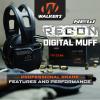 imageWalkers Recon Digital Muffs  Durable IPX4 Resistant Shooting Hearing Protection Electronic Muffs 2 AAA Batteries IncludedFde