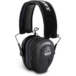 imageWalkers Razor Compact Electronic YouthWomens 23dB NRR NoiseCanceling Hearing Protection Muff 2 AAA Batteries IncludedSlim