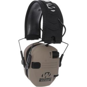 imageWalkers Razor Slim Ultra Low Profile Compact Design Adjustable Range Shooting Hunting Hearing Protection Electronic EarmuffsGreen