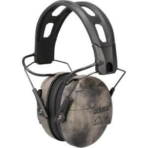imageWalkers Recon Digital Muffs  Durable IPX4 Resistant Shooting Hearing Protection Electronic Muffs 2 AAA Batteries IncludedBattleworn  Fde