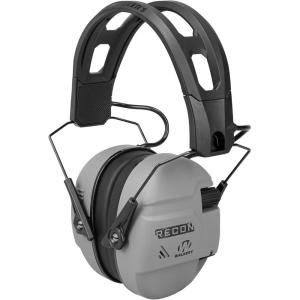 imageWalkers Recon Digital Muffs  Durable IPX4 Resistant Shooting Hearing Protection Electronic Muffs 2 AAA Batteries IncludedGrey
