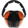 imageWalkers Dual Colored Passive Muff  Compact Folding Lightweight 26dB NRR Hunting Gun Range Shooting Hearing Protection MuffBlaze Orange