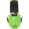 imageWalkers Dual Colored Passive Muff  Compact Folding Lightweight 26dB NRR Hunting Gun Range Shooting Hearing Protection MuffHivis Green