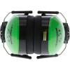 imageWalkers Dual Colored Passive Muff  Compact Folding Lightweight 26dB NRR Hunting Gun Range Shooting Hearing Protection MuffHivis Green
